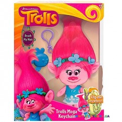 Мягкая игрушка с клипсой Poppy Trolls 6202A